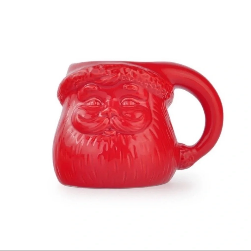 3 for $15 SALE Target Bullseye 14 oz Red Santa Mug for Hot or Cold Beverages